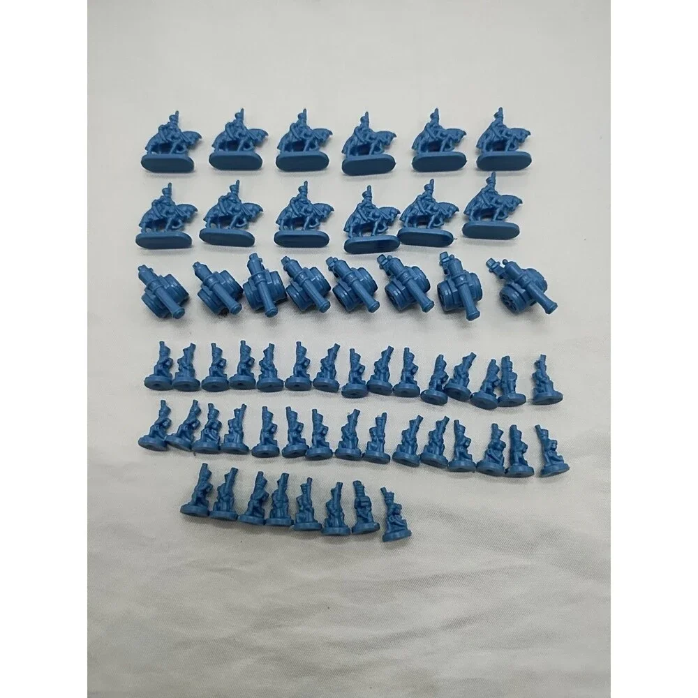 Set Of (6) Risk 1999 Player Pieces Rules And Territory Cards